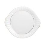 Talerz do ciasta 24 cm Iwona Złota Linia Chodzież B014