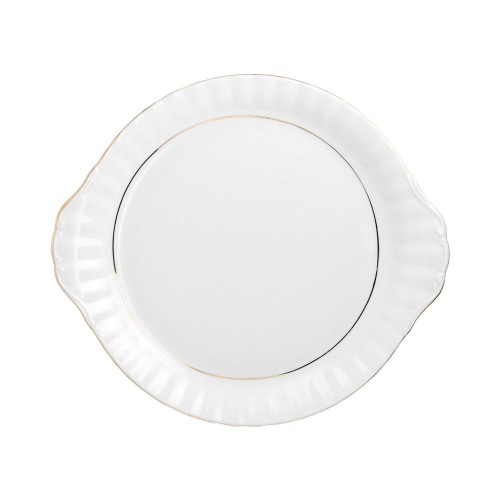 Talerz do ciasta 24 cm Iwona Złota Linia Chodzież B014