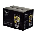 Wysokie szklanki Mixology 350 ml z efektownym dnem Krosno