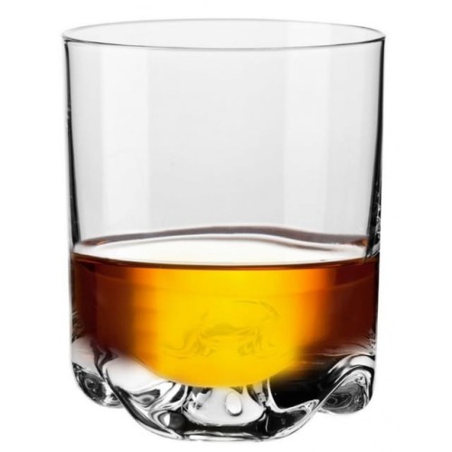 Szklanki do whisky Mixology 280 ml z efektownym dnem Krosno