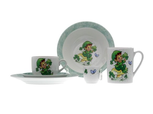 NORA Garnitur dziecięcy śniadaniowy skrzat 5 el. ETC-0354/04