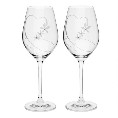 Daisy kieliszki do wina Swarovski kpl. 2 szt 360ml