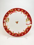 Półmisek okrągły talerz świąteczny aniołki 32cm