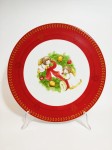 Półmisek okrągły talerz świąteczny stroik aniołki