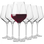 Kieliszki do wina czerwonego Krosno Avant-Garde 490ml 9917