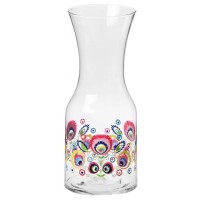 Karafka ze wzorem łowickim folk krosno 900ml