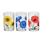 Szklanki do herbaty kwiaty polskie bloom krosno 250ml 1942