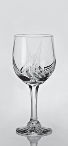 Kieliszki kryształowe goblet 240ml Zawiercie 1562