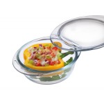 Żaroodporne naczynie mini okrągłe z pokrywką 0,25L Simax
