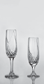 Kieliszki kryształowe do szampana wysokie 170ml Zawiercie 1562