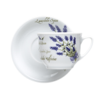Filiżanka ze spodkiem wiedeń lawenda 300ml Lubiana
